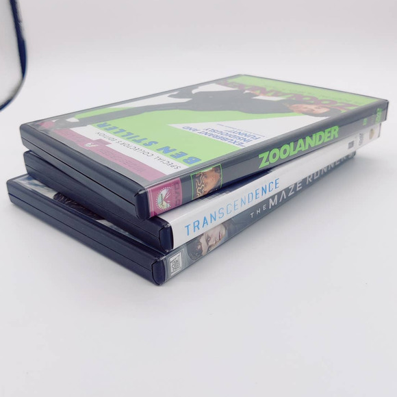 Movie Lot The Maze Runner ZooLander Transcendence Ben Stiller Johnny Depp 3 DVDs - Picture 5 of 9